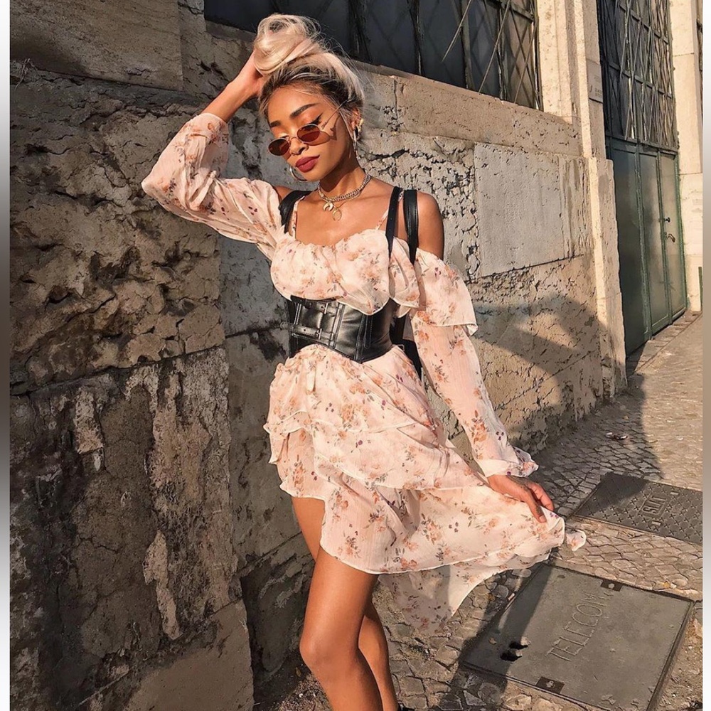 SOLD Missguided Tiered Dress